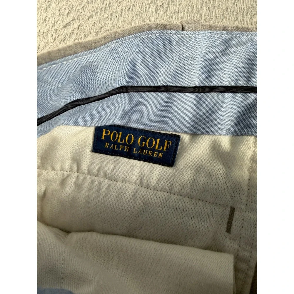 Polo Golf Ralph Lauren Dress Pants Mens 34x32 Gray Wool Straight Formal Business
